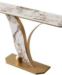 Genérico Mesas Consola con Almacenamiento, Escritorio para Pasillo, Mesa Auxiliar Estrecha, Mesa Consola Larga con diseño de extensión y Base Resistente para Entrada, Sala de Estar o Pasillo.