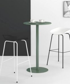 Genérico Mesa Redonda para cócteles, Mesa Redonda para Pub, Mesa de bistró, mesas de cóctel de Metal, mesas Altas para bistró, Mesa Redonda para Desayuno, Mesa de Centro Moderna con Altura de mostrad