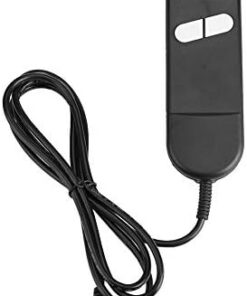 Ausla Mando a distancia para sillón reclinable con 2 botones, conector de 5 pines, cable de repuesto para sillón relax