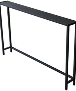 Genérico Mesas Consola con Almacenamiento, Escritorio para Pasillo, Mesa Auxiliar Estrecha, Mesa Consola Delgada para Espacios pequeños, diseño Que Ahorra Espacio, Laterales de sofás, e