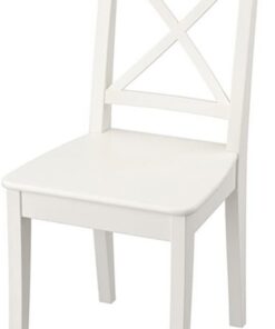 DUNAKE Sillas De Comedor Madera, Sillas De Comedor Sin Brazos De Granja Modernas, Sillas De Cocina, Silla De Comedor Rústica para Sala De Estar, Salón, Restaurantes, Cafés (Color : /White)