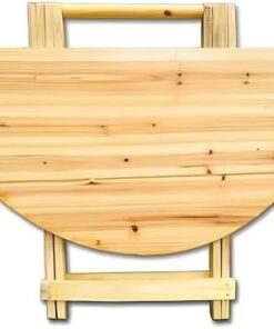 XJBTBA Mesa de Comedor de Madera Extensible Mesa Plegable Portátil para Espacios Pequeños Mesa Versátil para Comedor o Cocina Ideal para Uso Interior y Exterior