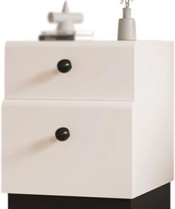 Inicio Dormitorio Habitación de invitados Mesita noche madera pequeña Salón | Gabinete entresuelo lateral estrecho(XS)