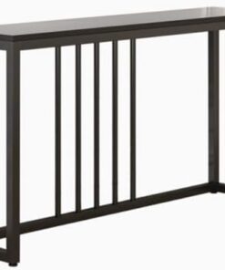 Genérico Mesa Consola con Almacenamiento, Escritorio para Pasillo, Mesa Auxiliar Estrecha, Mesa de Entrada, Mesa Auxiliar Estrecha para sofá, diseño Rectangular para Sala de Estar, Pasillo, recibidor