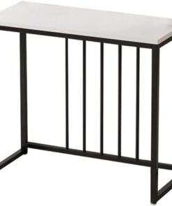 Genérico Mesas Consola con Almacenamiento, Escritorio para Pasillo, Mesa Auxiliar Estrecha, Mesa de Entrada, Mesa de sofá Rectangular Estrecha para Sala de Estar, Pasillo, recibidor - Fácil instalaci