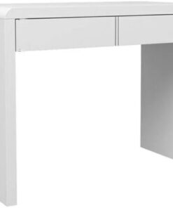 Escritorio para ordenador Escritorio for el hogar, mesa de maquillaje for dormitorio, escritorio blanco, tocador minimalista moderno con cajones dobles, mesa for Pc Escritorio gaming(60X50X75CM)