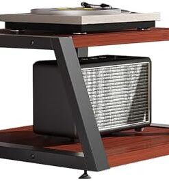 Genérico Estante esquinero para Reproductor de Discos, Mueble estéreo, Torre de Audio, Soporte de Entretenimiento con estantes, Mueble esquinero para TV, Mueble de Almacenamiento Multimedia, estanter