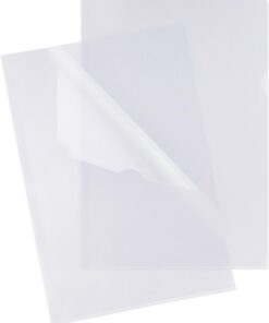 Grafoplas - Caja 100 Dossier A4 con Uñero, Plástico ExtraPlus, Cristal Liso