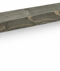 MKGT Estante de radiador sin taladro, estante flotante de madera maciza para pasillo y sala de estar, hecho a mano en el Reino Unido, estante superior de cubierta de radiador con soportes (Driftwood