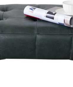 Taburete pequeño de Cuero para Zapatos, reposapiés para recibidor, Banco otomano, reposapiés para Cama, Chaise Longue, sillón reclinable, sofá (A, 60 x 45 x 30 cm)
