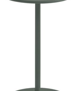 Mesa de Bar Redonda Mesas Altas de Pub bistró, Mesa de Comedor para Desayuno, Mesa de reunión de café, Mesa de cóctel Alta para Fiestas, mesas auxiliares con Base de Metal (tamaño: 40x40x50c