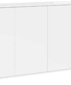 Itamoby Aparador 4 puertas 172 x 40 x 83 cm Lumina blanco brillante