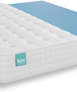 NALUI - Colchón Viscoelástico con Núcleo de Muelles Ensacados Galana 75x190cm con ViscoGel, Tejido Strech Cashmere y 3D. Altura:±26cm | Firmeza Suave | Hecho en España
