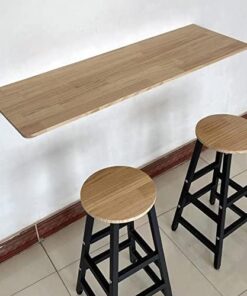 Genérico Escritorio Plegable de Pared Que Ahorra Espacio - Ideal para Cocina, Oficina en casa, lavadero - Mesa de Comedor y Barra de Desayuno compacta con alas abatibles, (-,50x30 (19.7x11.8in))