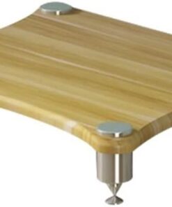 Estantería Hi-Fi para AV de 1, 2, 3 o 4 Niveles, Soporte para TV, Mueble para TV, Mueble para Amplificador Hi-Fi, Mueble para Equipos, Mueble para Altavoces, Mueble Amplificador (Color: marr