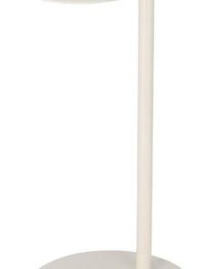 WELL HOME MOBILIARIO & DECORACIÓN Mesa Auxiliar de Forma orgánica en Color Blanco 35x25x53cm