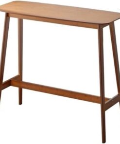 Mesa de Comedor Moderna Cocina con Patas Altas, Mesa Bar Madera Sencilla for balcón y Ocio Mesa de Bar para terraza(Pequeño)