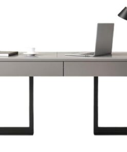Escritorio para ordenador Escritorio minimalista con placa de roca brillante, moderno, ligero, de lujo, for estudio, hogar, escritorio pequeño for PC, escritorio for oficina Escritorio gaming(120*60*7