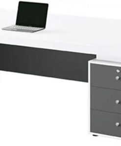 Mesa ordenador Escritorio de oficina Boss Desk Light Luxury Senior Sensación de mesa y silla Combinación de escritorio grande simple y moderno Mesa de oficina individual for PC Escritorio gaming(1.4X0