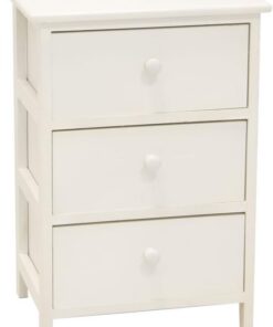 King Collection Biacchi Gianfranco C656833 cómoda - Cómodas (Blanco, 3 cajón(es), Madera, Monótono, Rectangular, Madera)