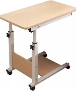 Mesa rodante para Oficina Escritorio for Ordenador, Dormitorio, mesita de Noche móvil, Ajustable, Plegable, for el hogar, balcón, Escritorio renovado