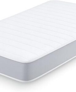 What The Sleep - Colchón Viscoelástico 80x190 cm con Núcleo Espuma HR - Multicapa - Altura 14 cm - Firmeza Alta y Adaptabilidad - Transpirable - Modelo Trap
