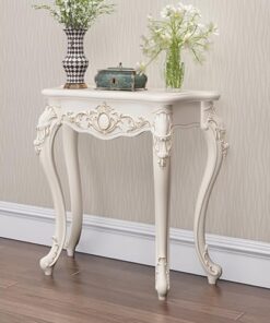 Genérico Mesas Consola con Almacenamiento, Escritorio para Pasillo, Mesa Auxiliar Estrecha, Mesa Consola de Entrada de Estilo Victoriano Vintage - Muebles Decorativos para recibidor, Pasillo, vestíbu