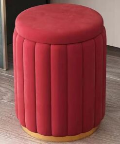 Tocador con almacenamiento, banco redondo de tocador, tapa extraíble para sala de maquillaje y uso en la vida