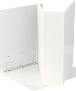 Esselte carpeta de 4 anillas personalizable, color Bianco Dorso 8.5 cm