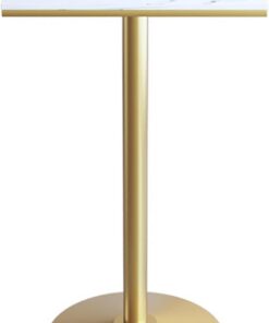 Mesa Barra industrial para cocina y restaurante,Mesa de bar cuadrada Mesa auxiliar para exteriores,Mesas Altas De Bar Cocina para Bebidas,Mesa de bar con tapa de pizarra con base de metal Sin taburete