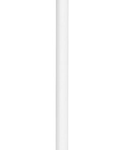 TUTOTAK Mesa Auxiliar Redonda Alta, Mesa De Bebida Pequeña, Mesa De Pedestal Para Sala De Estar, Color Blanco TB01BW065EU