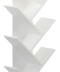 Brigros WeHome - Librería Moderna Adecuada para salón, salón, Entrada, diseño Moderno y Elegante, librería de diseño, librerías Modernas (Latte)