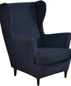 Fundas de sillón orejero elástica 1 Plaza Funda para sillas de Orejas 2 Piezas Cubre Sillón Fundas para sillas con Respaldo de alas