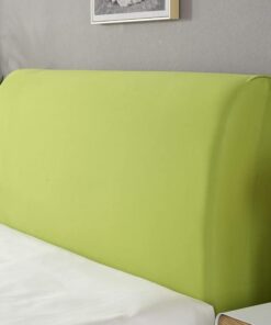 Funda Protectora para mesita de Noche,Estilo nórdico, Todo Incluido, Bolsa Suave a Prueba de Polvo, Funda Trasera para Cama,Cubierta de cabecera elástica(220CM)