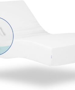 Geriafy Colchón viscoelástico Tencel para cama articulada 80x190 cm | 20 cm de grosor, firmeza media-alta, 3 cm de viscoelástica y funda de Tencel suave y transpirable