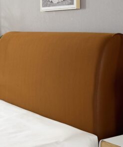Funda Protectora para mesita de Noche,Estilo nórdico, Todo Incluido, Bolsa Suave a Prueba de Polvo, Funda Trasera para Cama,Cubierta de cabecera elástica(120CM)