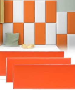 Pegatinas de Pared anticolisión 3D, Pegatinas de Pared Gruesas para habitación Infantil, cabecero Autoadhesivo, Paneles tapizados para Dormitorio, Sala de Juegos, Dojo, Azul Cielo, 30 x 60 c