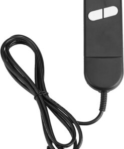 Controlador Reclinable Eléctrico Interruptor Manual de Control, 2 Botones de 5 Pines, para Sofá Elevador y Sillón Reclinable Eléctrico