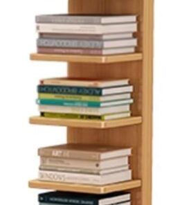 Torre de estantería, organizador de libros de pie de 5/9 niveles, diseño flotante invisible, estantería alta y estrecha para oficina en casa
