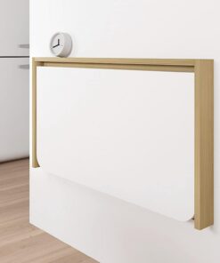 Mesa Plegable De Pared Mesa Plegable de Pared, Escritorio Plegable para Espacios pequeños, Mesa de Hojas abatibles para Comedor, Sala, Estudio, Cocina, Cena, Bar, lavadero