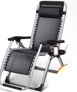 Silla de Gravedad Cero Plegable, sillones reclinables de Gravedad Cero, tumbonas reclinables para Exteriores, sillas relajantes Gaeden para Patio, terraza, Camping-8