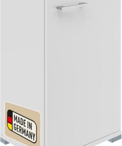 Probus Armario básico para baño de 40 cm – Moderno Armario bajo Lavabo en diseño Blanco con Mucho Espacio de Almacenamiento, Fabricado en Alemania, Color Blanco