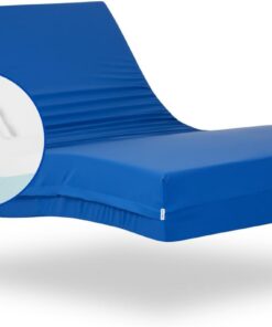 Geriafy - Colchón Viscoelástico Professional V6 de 20 cm de Grosor | Funda Impermeable | Apto para Cama articulada (105x190 cm) | 20 cm de grosor, firmeza media-alta, 6 cm de viscoelástica, espuma HR, funda impermeable, lavable