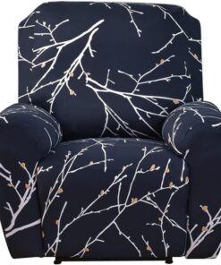 Funda para Sillón Reclinable Funda para Sillón Relax de Descanso 4 Piezas Cubierta de Sillón Funda Elástica para Sillón de Masaje El Secreto de la Incienso