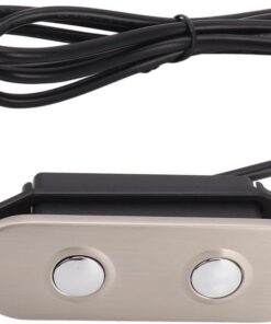 Buachois Controlador Reclinable Eléctrico, Control Manual de Silla Elevadora de Sofá Eléctrica de 2 Botones Y 5 Pines, Controlador Telescópico Reclinable de Elevación y Extensión del Motor de Empuje