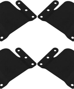 Kisangel Conectores de Sofá de Hierro Negro 4 Piezas para Reemplazo | Sujeción Estable, Instalación Sencilla, Uso Práctico y Versátil, Pieza de Recambio para Muebles Seccionales
