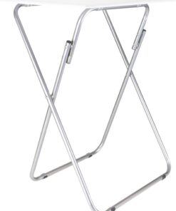 Jocca - Mesa Auxiliar Plegable |Mesa de MDF con Patas Metálicas |Ahorra Espacio |Soporta hasta 20 kg |Ideal para el Hogar o la Oficina |48x38x66 cm