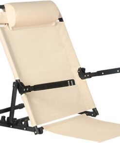 Respaldo para cama ajustable (40 – 90º), esterilla de playa plegable con respaldo, respaldo de cama ajustable para sentarse en la cama, asientos de estadio, tumbonas de playa, sillas de camping