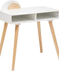 Escritorio Infantil en Madera Blanco