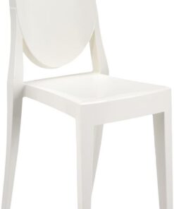 Kartell Victoria Ghost, Set de 2, Blanco Brillante